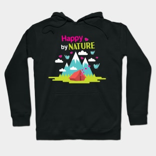 Hiking T-Shirt: Happy By Nature Hoodie